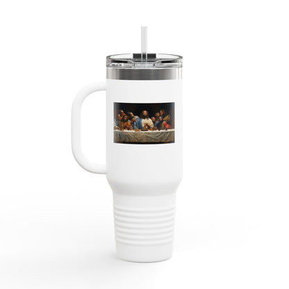 Black Jesus Last Supper Insulated Travel Mug, 40oz African American Art