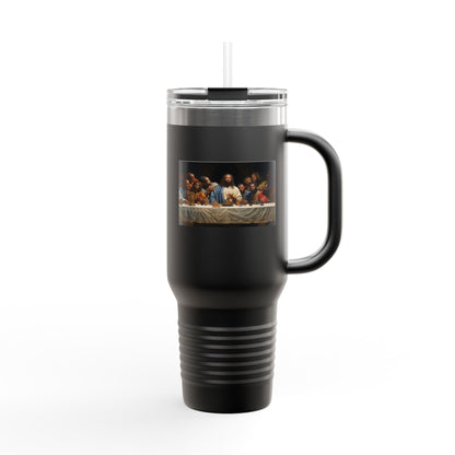 Black Jesus Last Supper Insulated Travel Mug, 40oz African American Art