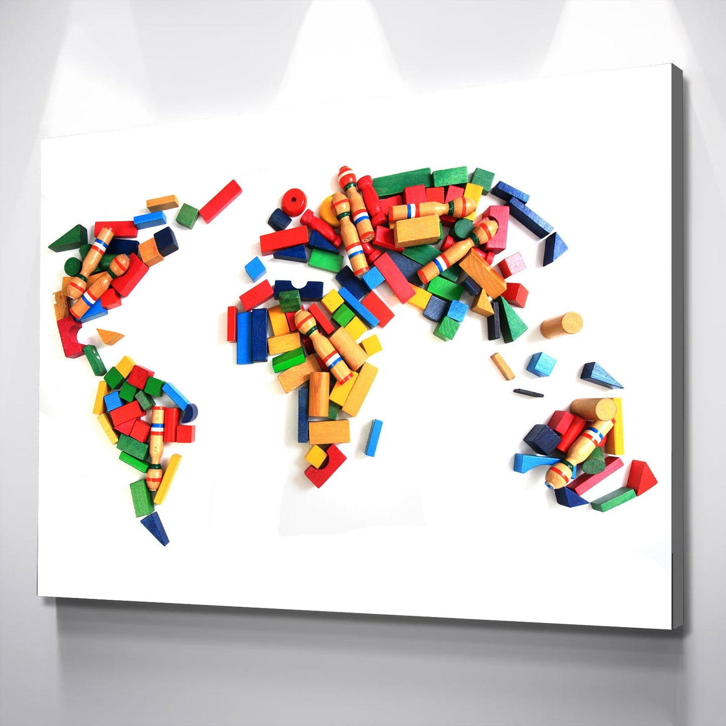 Kids Wall Decor | Kids Wall Art | Map of the World for Kids