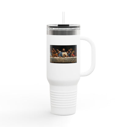 Black Jesus Last Supper Insulated Travel Mug, 40oz African American Art