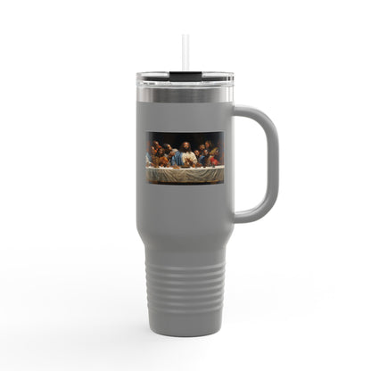 Black Jesus Last Supper Insulated Travel Mug, 40oz African American Art