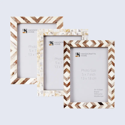 5x7 Picture Frames Combo Pack of 3- Autumn Collection