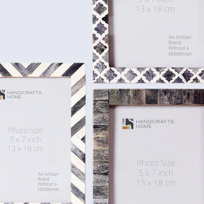 5x7 Picture Frames Combo Pack of 3- Winter Collection