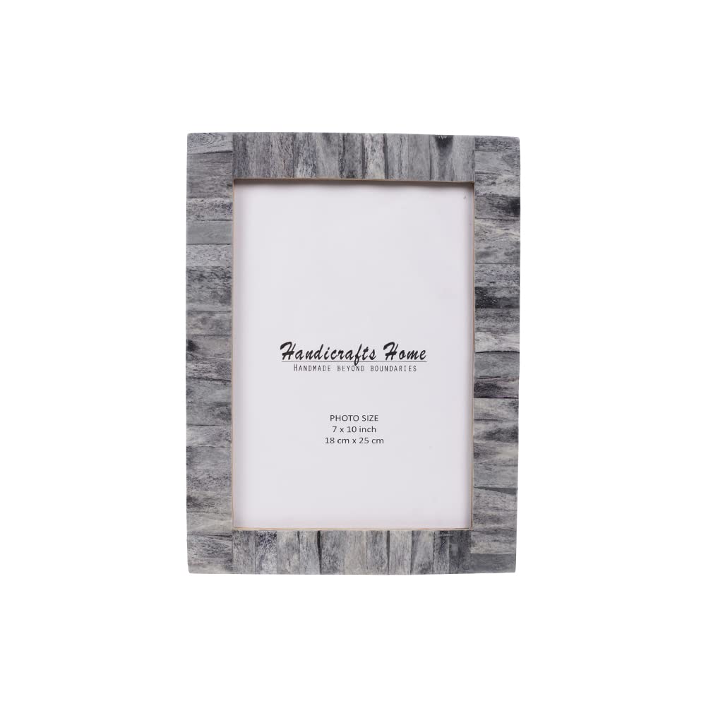 Poster Picture Frame Classic Pattern Bone Inlay Collection in 6 Sizes, Grey