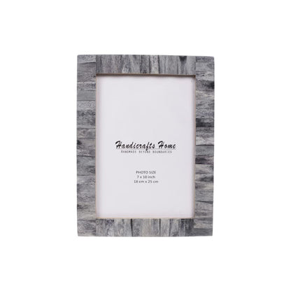 Poster Picture Frame Classic Pattern Bone Inlay Collection in 6 Sizes, Grey