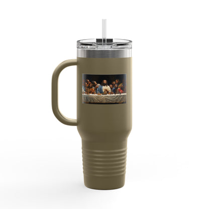 Black Jesus Last Supper Insulated Travel Mug, 40oz African American Art