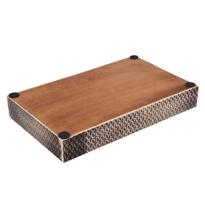 Vanity Trays Parlour Adder Pattern Bone & Resin Inlay Collection in 10x6