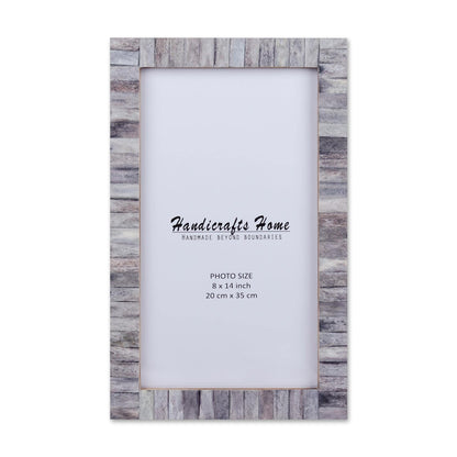 Poster Picture Frame Classic Bone Inlay in 5 Sizes, Grey