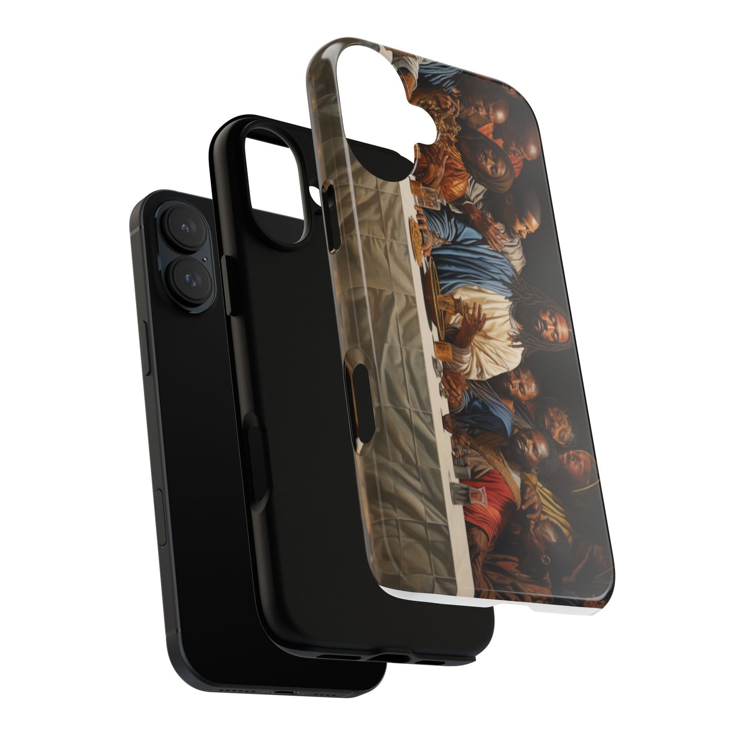 Black Jesus Last Supper Artistic Phone Case African American Art