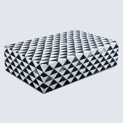 Marquet Prism Resin Inlay Decorative Storage Box