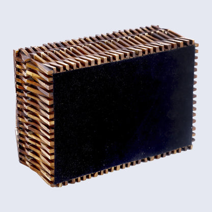 Decorative Storage Box Mekong Lotus Bone Inlay & Brass in 2 Sizes