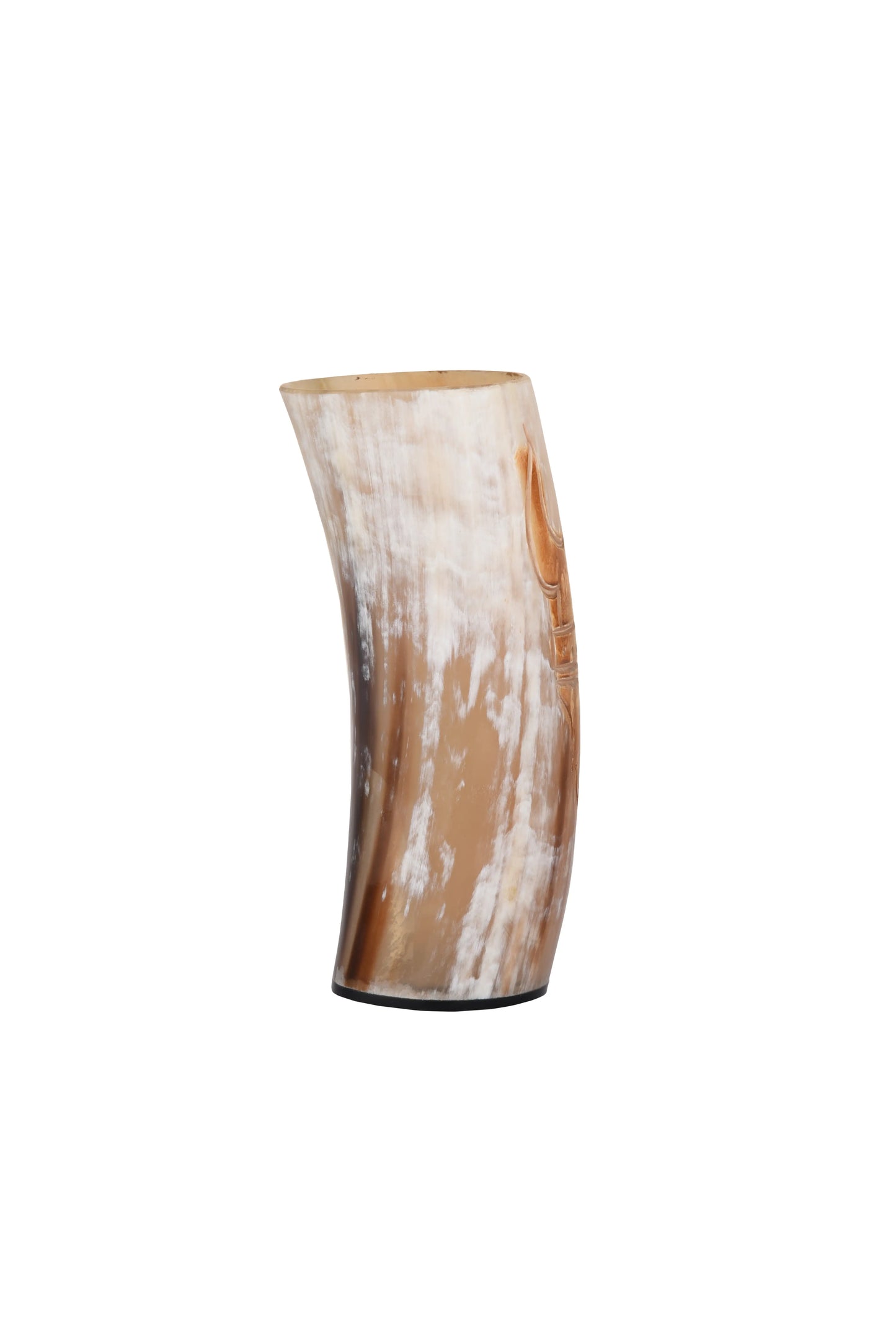 Horn Drinking Glasses - Holds Upto 10 oz, Skull Craft