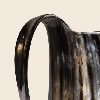 Horn Whiskey Mugs - Holds Upto 6.5 oz, Natural