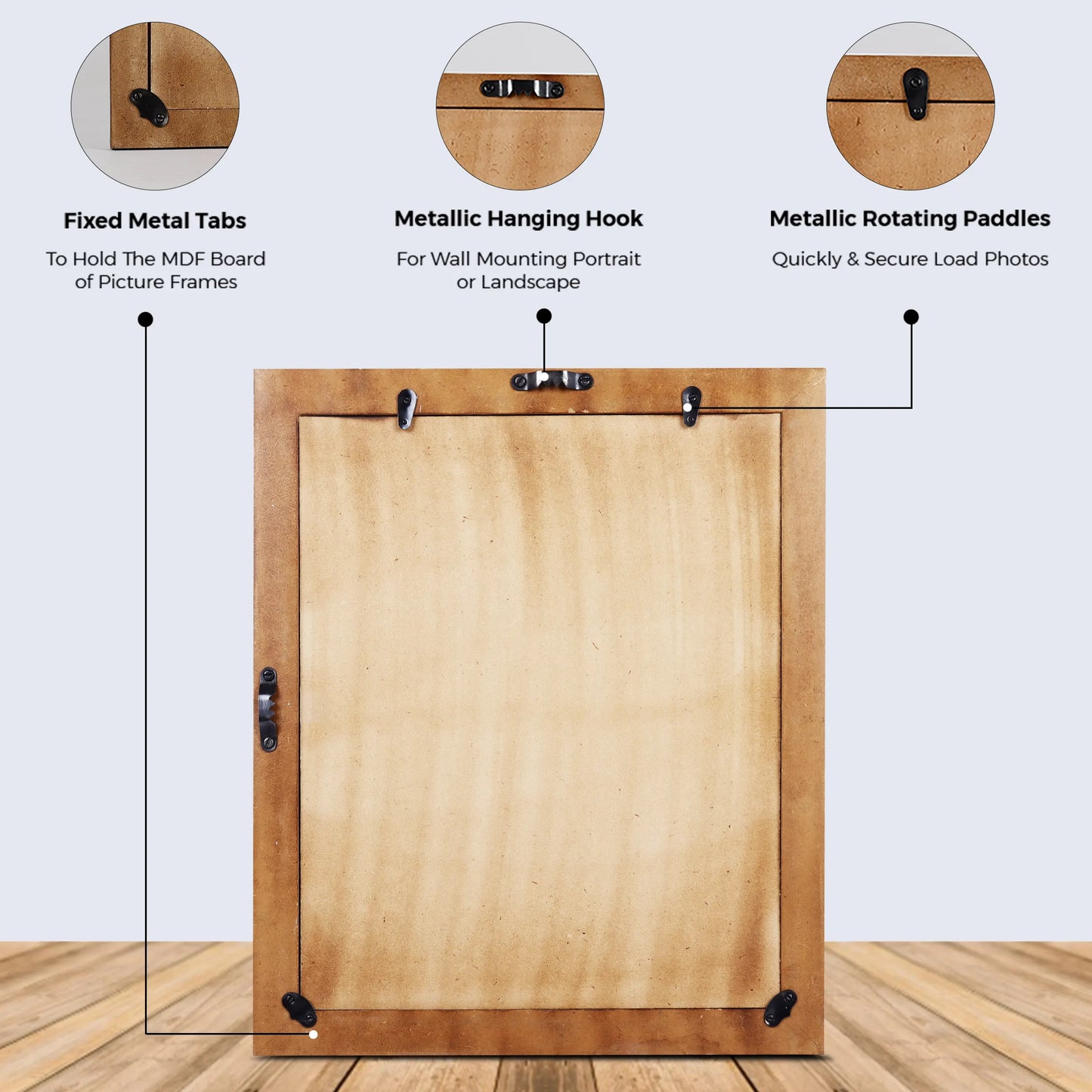 Picture Frames Menton Orange Pattern Resin Inlay Collection, Make to Order - 11x14