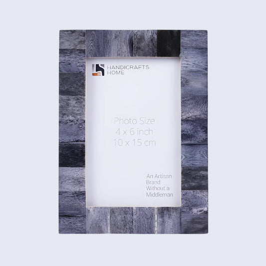 Picture Frames Classic Collection Bone Inlay in 4x6 | Border Width 1" | 4 Colors