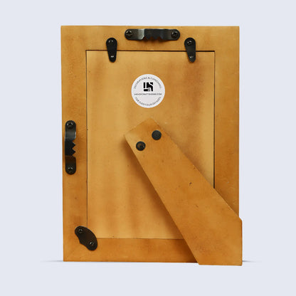 Peach Resin Inlay Picture Frame- Ink Marble Design in 4x6 & 5x7