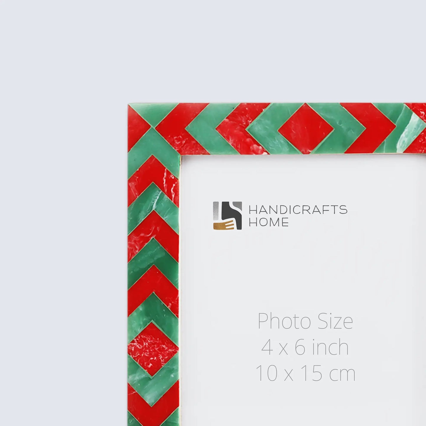 Picture Frames Lisbon Gems Pattern Resin Inlay Collection in 3 Sizes, Pack of 2