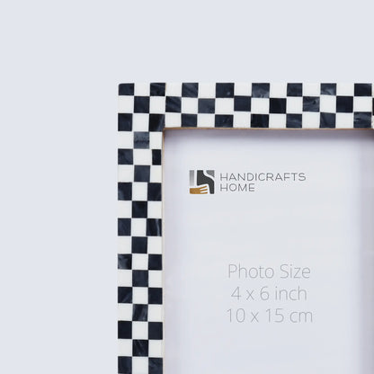 Picture Frames Manhattan Taxi Pattern Resin Inlay Collection in 3 Sizes, Pack of 2