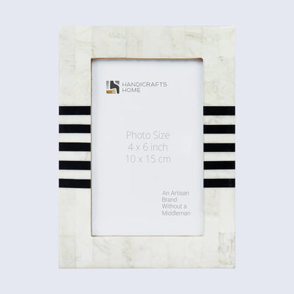 Picture Frames Contour Lado Pattern Resin Inlay Collection in 3 Sizes