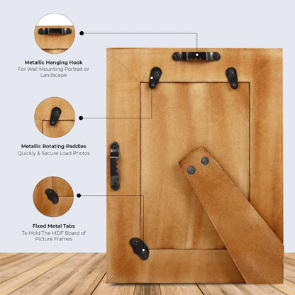 Picture Frames Fairground Circus Pattern Bone & Resin Inlay Collection in 2 Sizes
