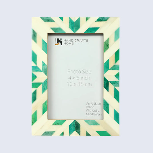 Picture Frames Hypno Nature Pattern Bone Inlay Collection in 3 Sizes