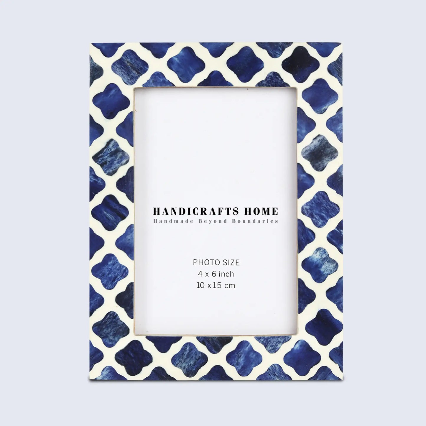 Picture Frames Indigo Bone & Resin Inlay Collection, 4x6