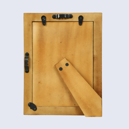 Picture Frames Silhouette Shaped Pattern Bone Inlay Collection in 2 Sizes