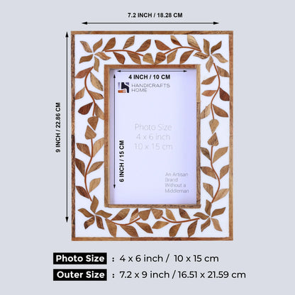 Picture Frames Alhambra Cama Pattern Resin Inlay Collection in 2 Sizes