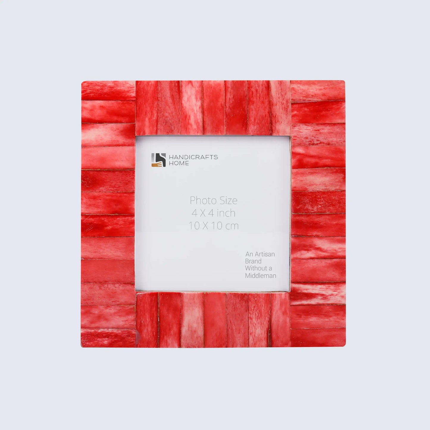 Picture Frames Classic Pattern Bone Inlay Collection in 27 Sizes, Red