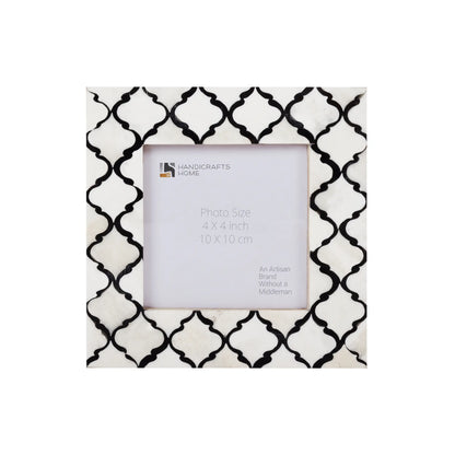 Baby Picture Frames Moroccan Pattern Bone & Resin Inlay Collection in 5 Colors