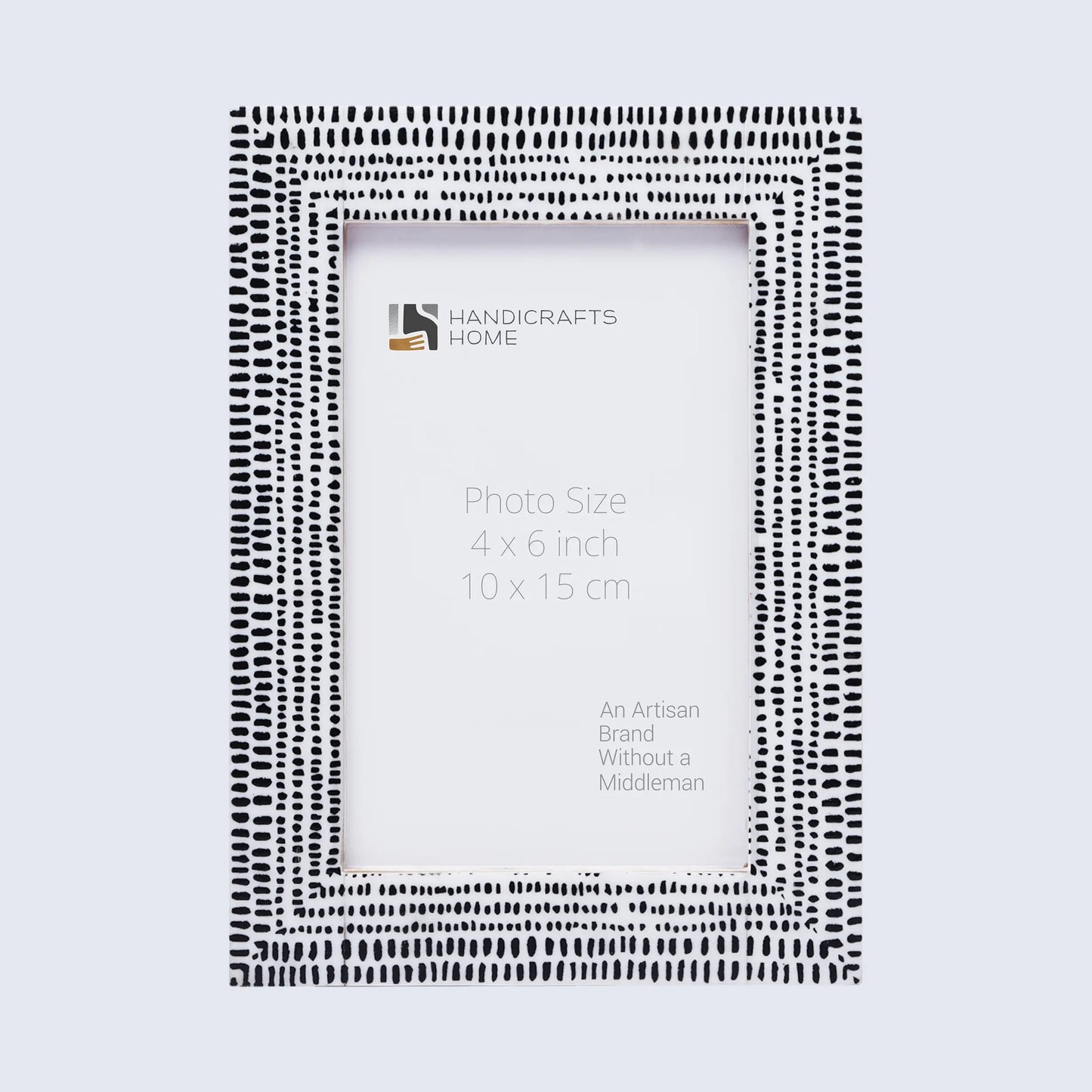 Picture Frames Rhythm Particles Pattern Resin Inlay Collection in 3 Sizes