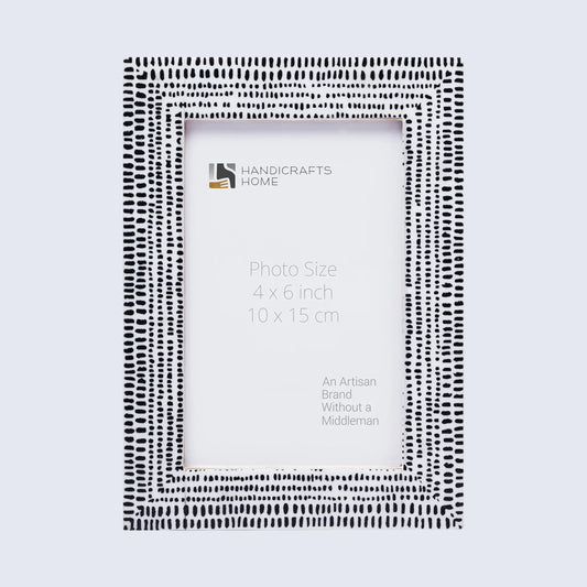 Picture Frames Rhythm Particles Pattern Resin Inlay Collection in 3 Sizes