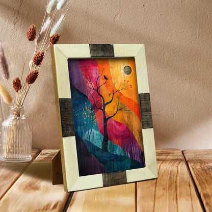 Picture Frames Sea Siren Teles Bone & Horn Inlay Collection in 2 Sizes