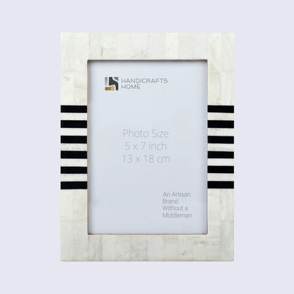 Picture Frames Contour Lado Pattern Resin Inlay Collection in 3 Sizes