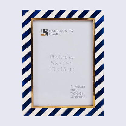 Picture Frames Halo Gondola Pattern Resin Inlay Collection in 3 Sizes