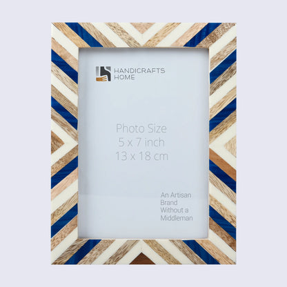 Picture Frames Hypno Dream Pattern Resin Inlay Collection in 3 Sizes