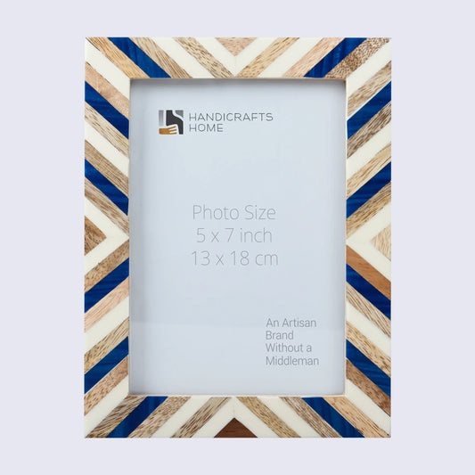 Picture Frames Hypno Dream Pattern Resin Inlay Collection in 3 Sizes