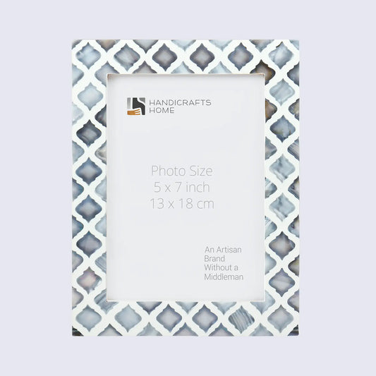 Picture Frames Moor Sky Pattern Mother of Pearl & Resin Collection in 3 Sizes