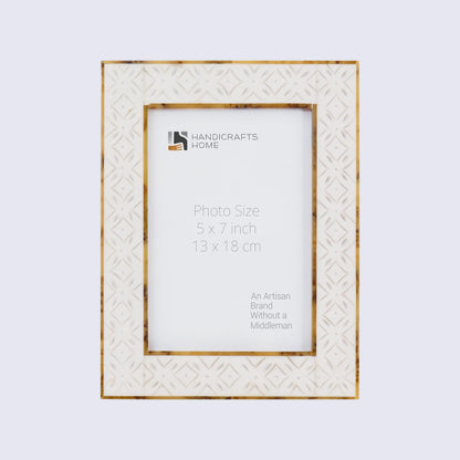Picture Frames Rhythm Cycles Pattern Resin Inlay Collection in 3 Sizes