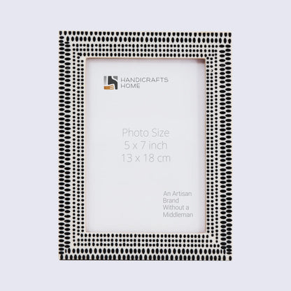 Picture Frames Rhythm Particles Pattern Resin Inlay Collection in 3 Sizes