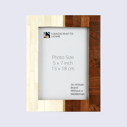 Picture Frames West Coast Sunset Pattern Bone Inlay Collection in 2 Sizes