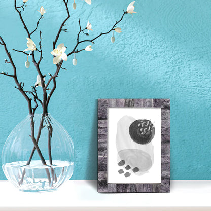 Poster Picture Frame Classic Pattern Bone Inlay Collection in 6 Sizes, Grey