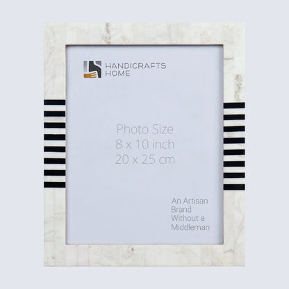 Picture Frames Contour Lado Pattern Resin Inlay Collection in 3 Sizes