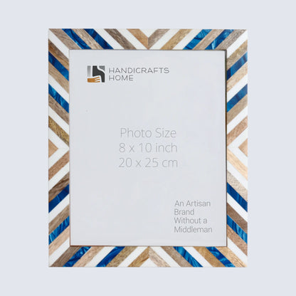 Picture Frames Hypno Dream Pattern Resin Inlay Collection in 3 Sizes
