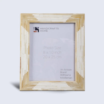 Picture Frames Apache Harvest Pattern Bone Inlay Collection in 3 Sizes