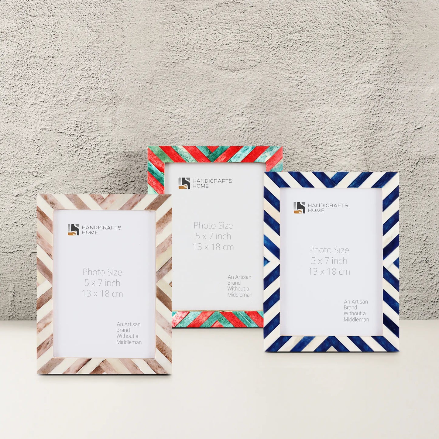 Bright Ideas Collection Picture Frames Combo Pack of 3 - 5x7