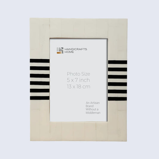 Picture Frames Contour Lado Pattern Resin Inlay Collection in 2 Sizes, Make to Order