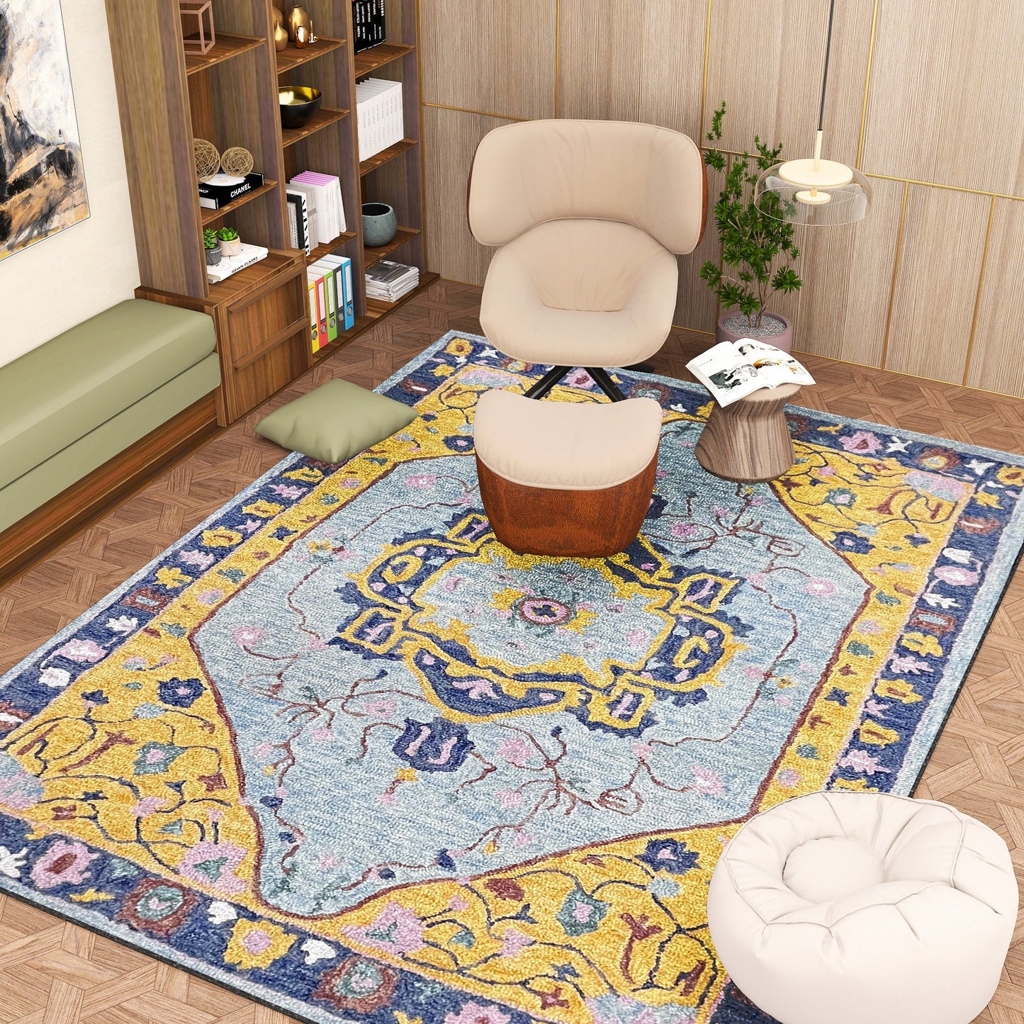 Premium Hand-Tufted Rug Made of 100% Wool  - Royal Realm - 8x10 Feet