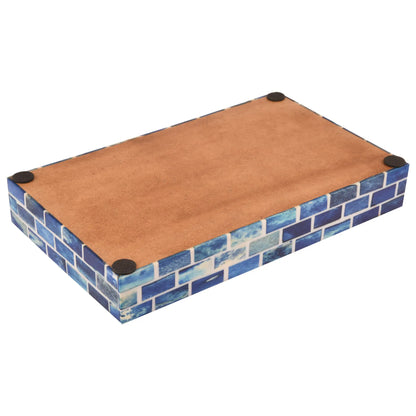 Vanity Trays Parlour Bond Pattern Bone & Resin Inlay Collection in 10x6