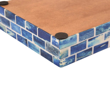 Vanity Trays Parlour Bond Pattern Bone & Resin Inlay Collection in 10x6